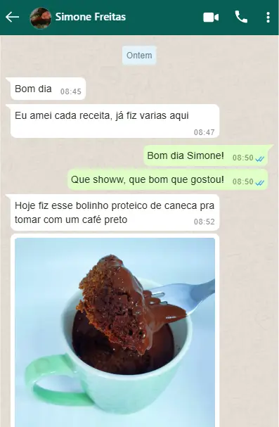 Depoimento no WhatsApp 2
